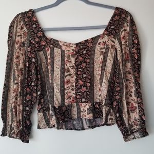 AEO Sweetheart Neckline Blouse